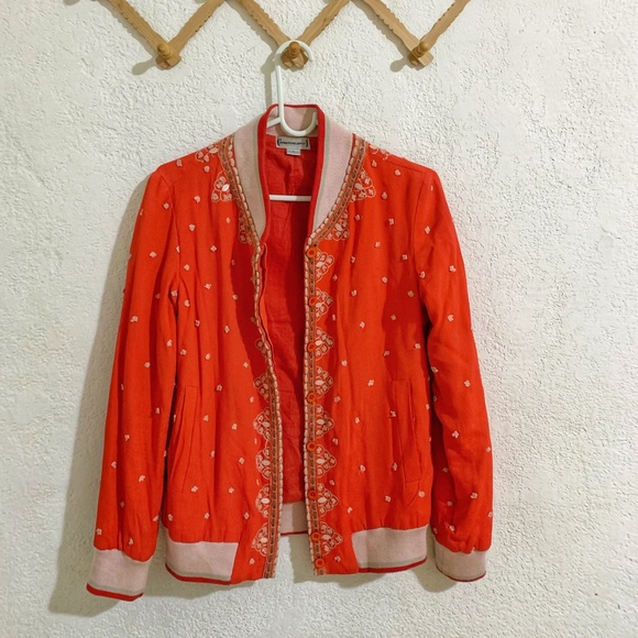 Anthropologie Conditions Apply embroidered jacket - Picture 5 of 6